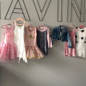 Dresses & a jean jacket Size 4